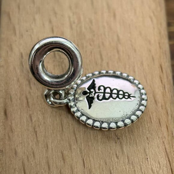 Pandora Speech Language Pathologist Charm Pendant, S925 Silver Bracelets - Picture 3 of 4